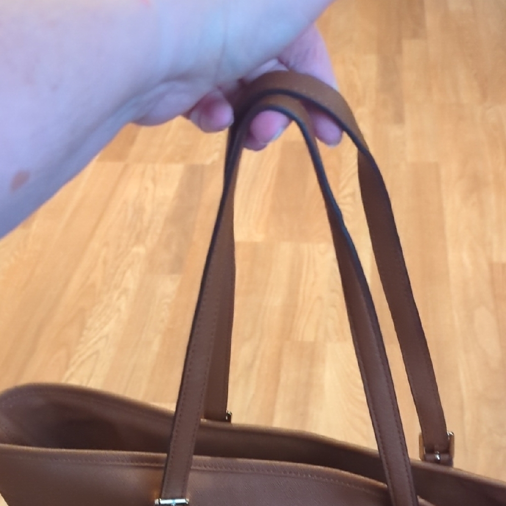 Michael Kors Tan Leather Tote - Picture 8 of 9